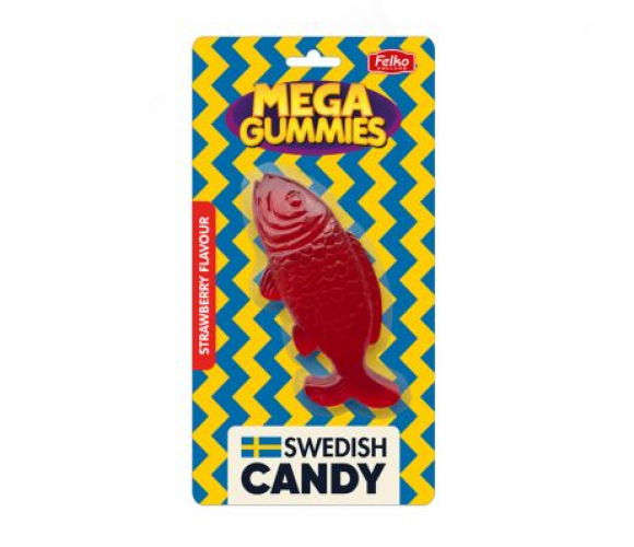 Mega Gummies Szwedzka rybka 120 g