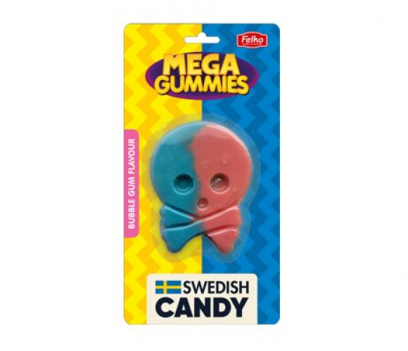 Mega Gummies Szwedzka czaszka 120 g