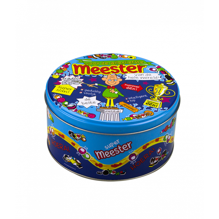 Wypełniona puszka ze słodyczami Nauczyciel – 500 g