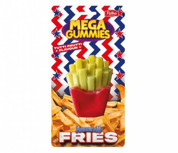 Mega Gummies Amerykańskie frytki 120 g