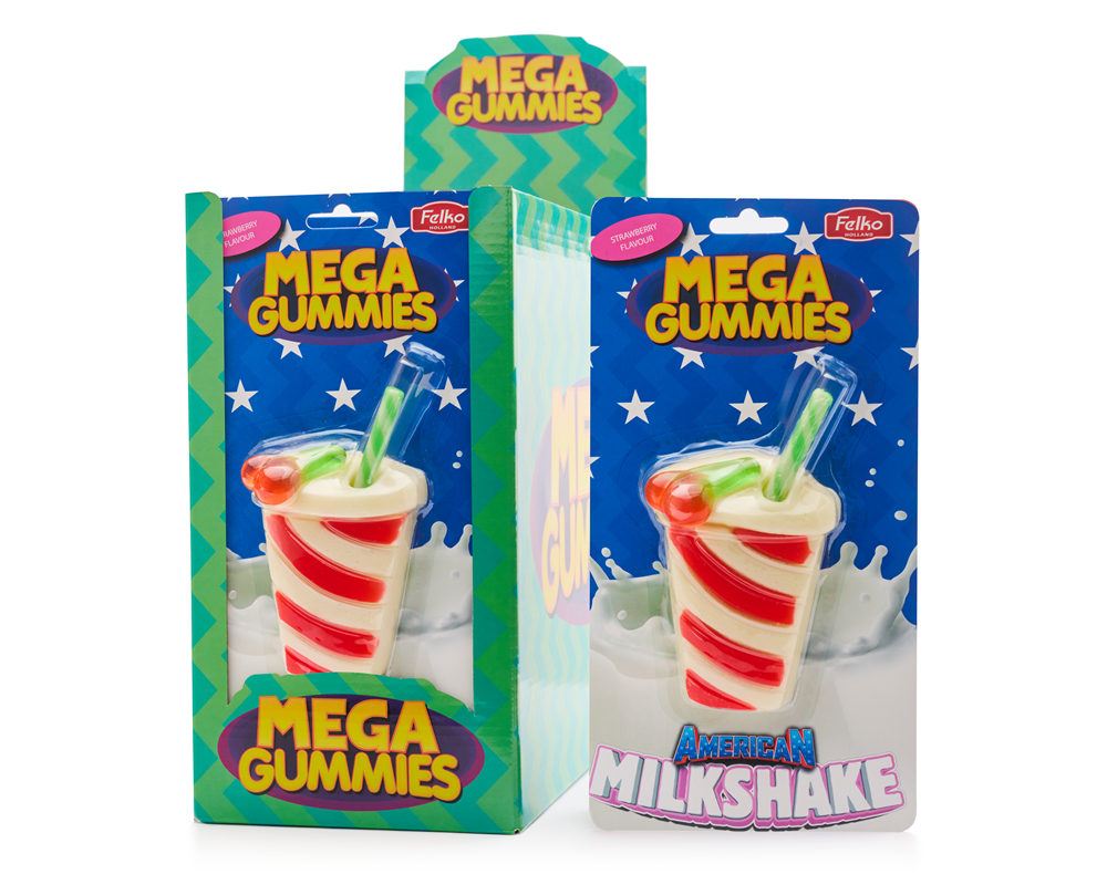Mega Gummies amerykański milkshake 120 g