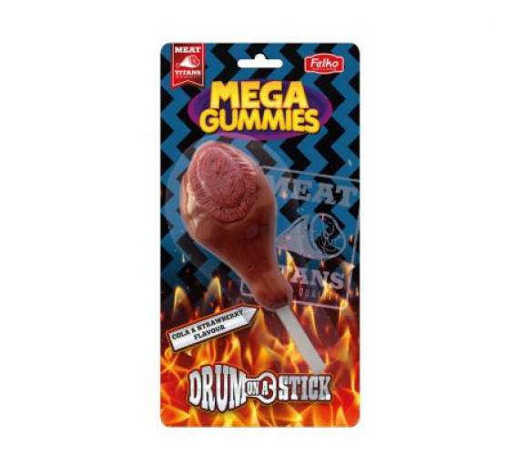 Mega Gummies Udko na patyku 120 g