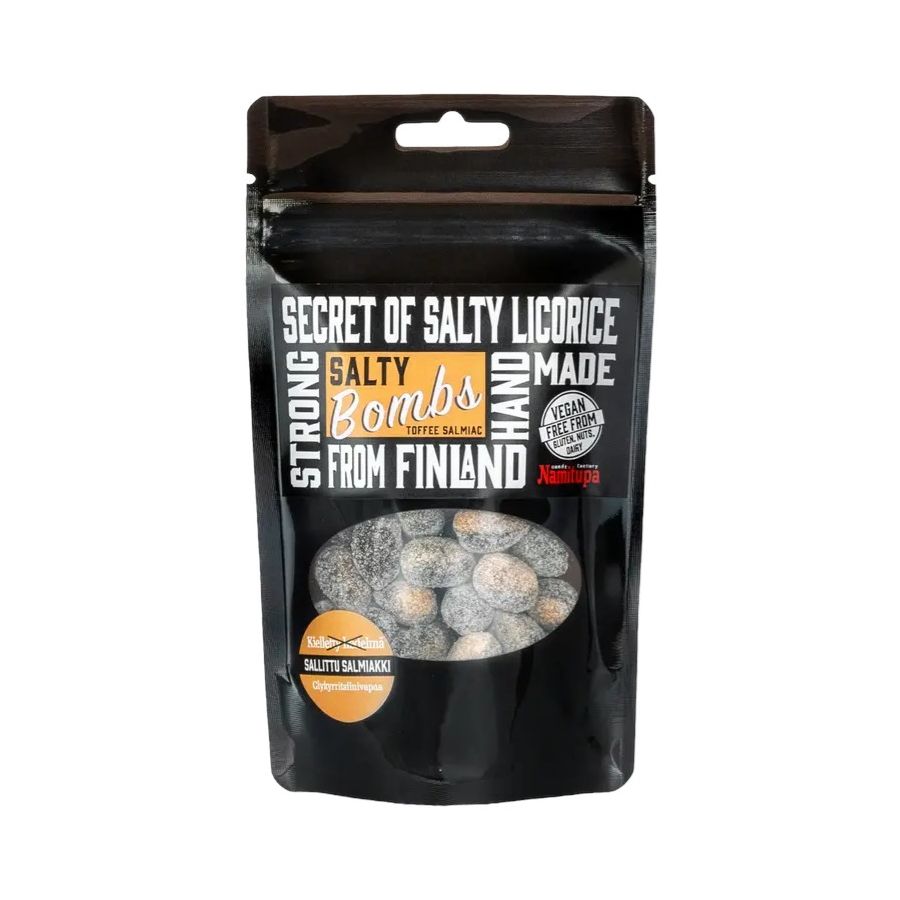 Namitupa Słone bomby toffi z salmiakiem 100 gram