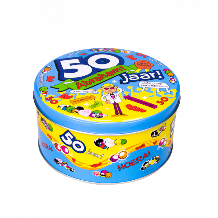 Wypełniona puszka ze słodyczami Abraham – 500 g