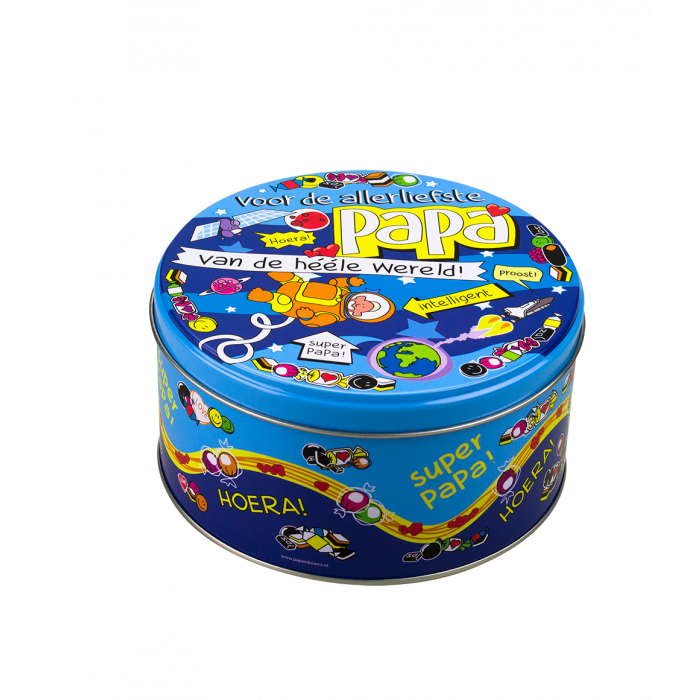 Wypełniona puszka ze słodyczami Tata – 500 g