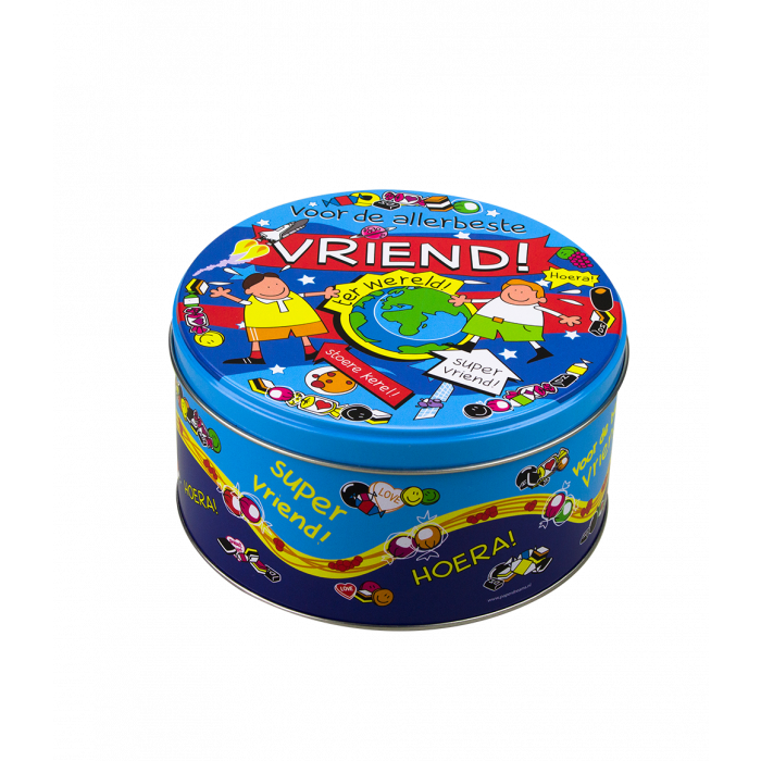 Wypełniona puszka ze słodyczami Przyjaciel – 500 g